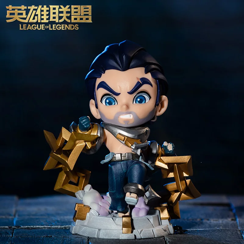

12Cm League of Legends LoL The Unshackled Sylas Garage Kit Doll Animation Surrounding Pendant Official Authentic Toys Gift