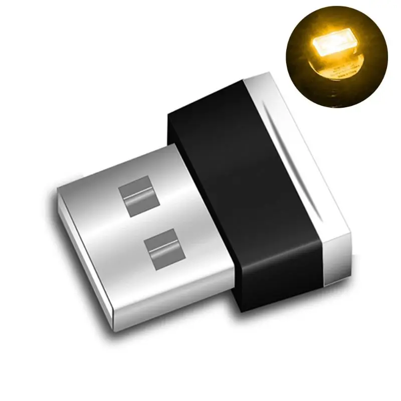 QM Mini USB Light светодиодное моделирование автомобиля окружающий свет неоновый