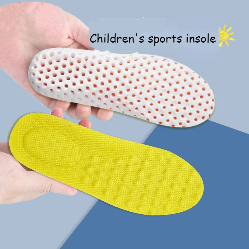  Children's Insole Children Can Cut Baby Girls' Sports Shoes Insole Women's Sweat Sucking Breathable Soft Shoe Pad Insoles