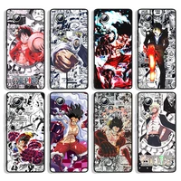 hot anime one piece luffy snakeman for huawei honor 60 se 50 30i 20 10i 10x 10 9x 9c 9a 8a 8x lite pro black phone case capa