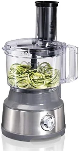

Processor & Vegetable Chopper for Slicing, Shredding, Mincing, and Puree, 10 Cups + Easy Clean Bowl Scraper, Stainless Steel