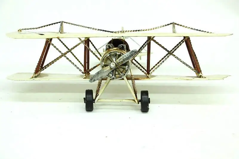 

Декоративный Металлический самолёт Biplane Trinket декоративный подарок