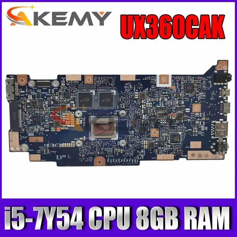 

UX360CAK Motherboard i5-7Y54 CPU 8GB RAM For ASUS Zenbook UX360CA UX360CAK Ultrabook Laptop Mainboard UX360CAK Mainboard