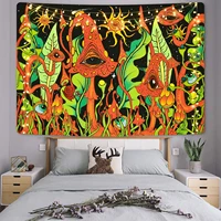 psychedelic mushroom tapestry dream plant hip hop leather hanging galaxy space tapestry starry tapestry