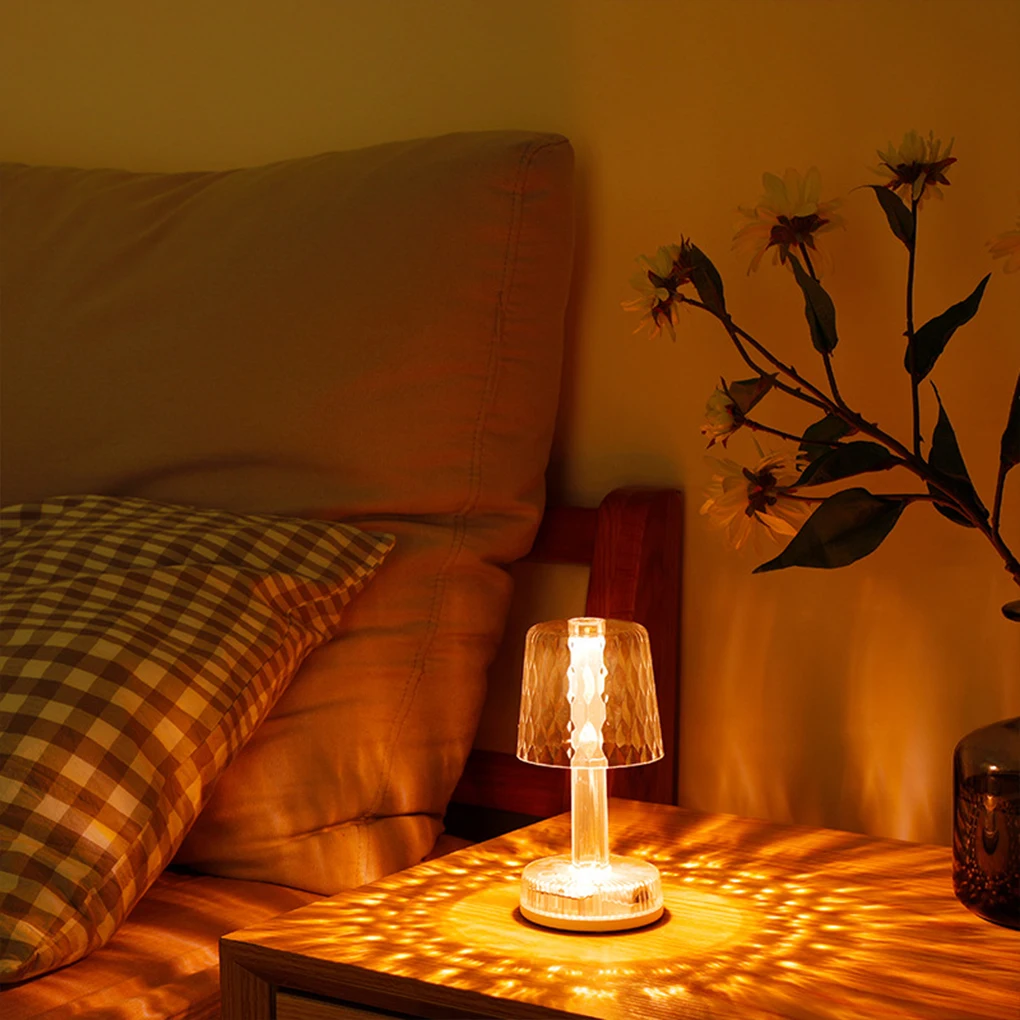 

Bedside Lamp Touch Control Atmosphere Dorm Bedroom Night Light Ornament