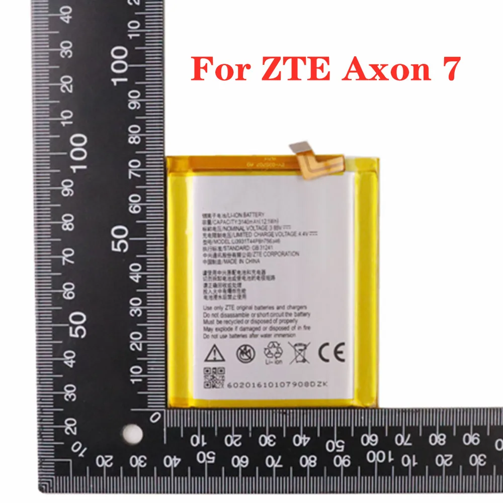 

Новый аккумулятор 3140 мАч LI3931T44P8h756346 для смартфона ZTE Axon 7 5,5 дюймов A2017 сменные батареи