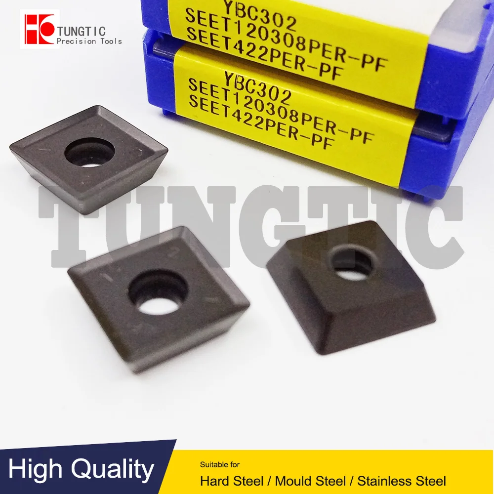 

Фрезерные вставки, карбидная фреза для CNC SEET 120308PER-PF