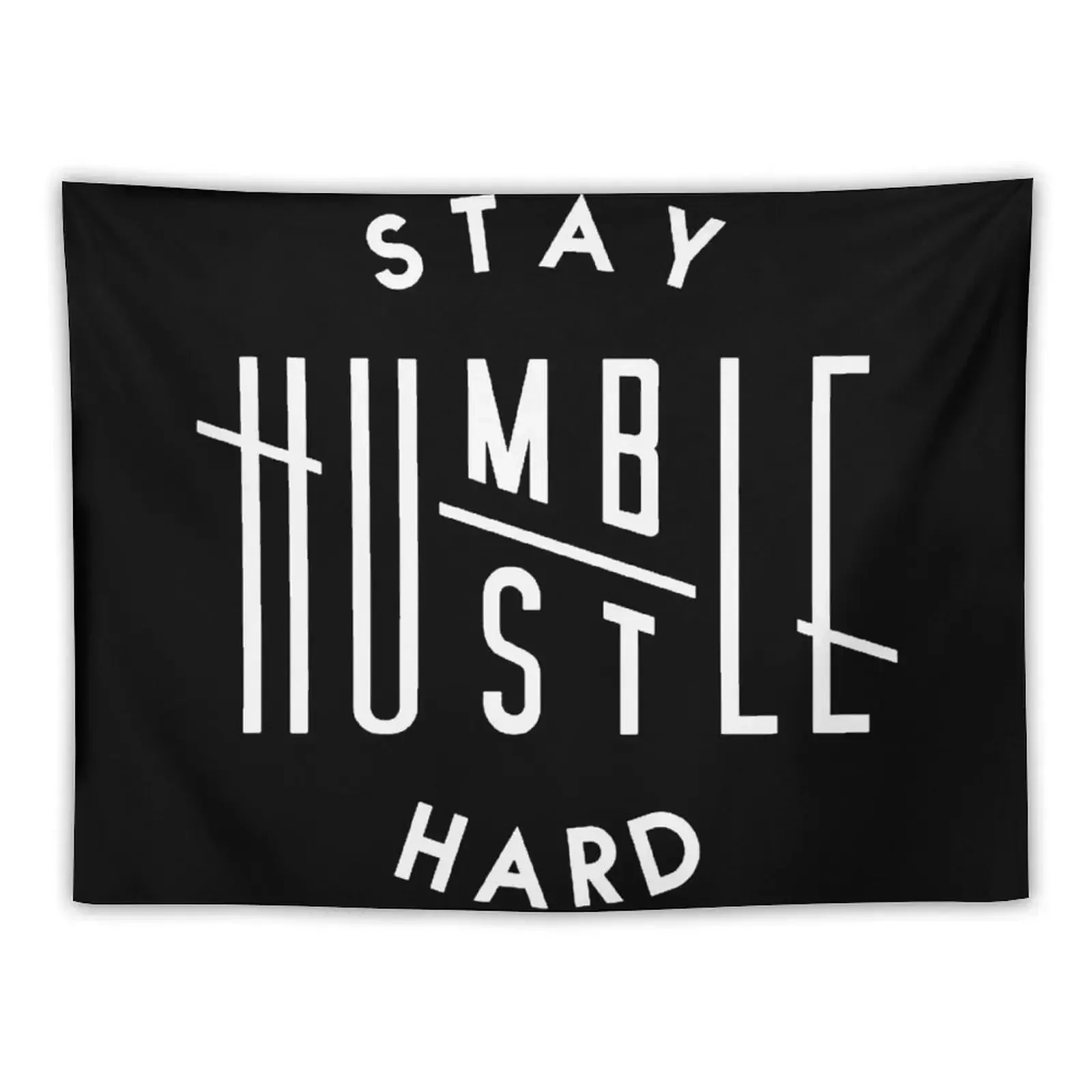 HUSTLE HARD STAY HUMBLE Гобелен Украшения комнаты Рождественские украшения