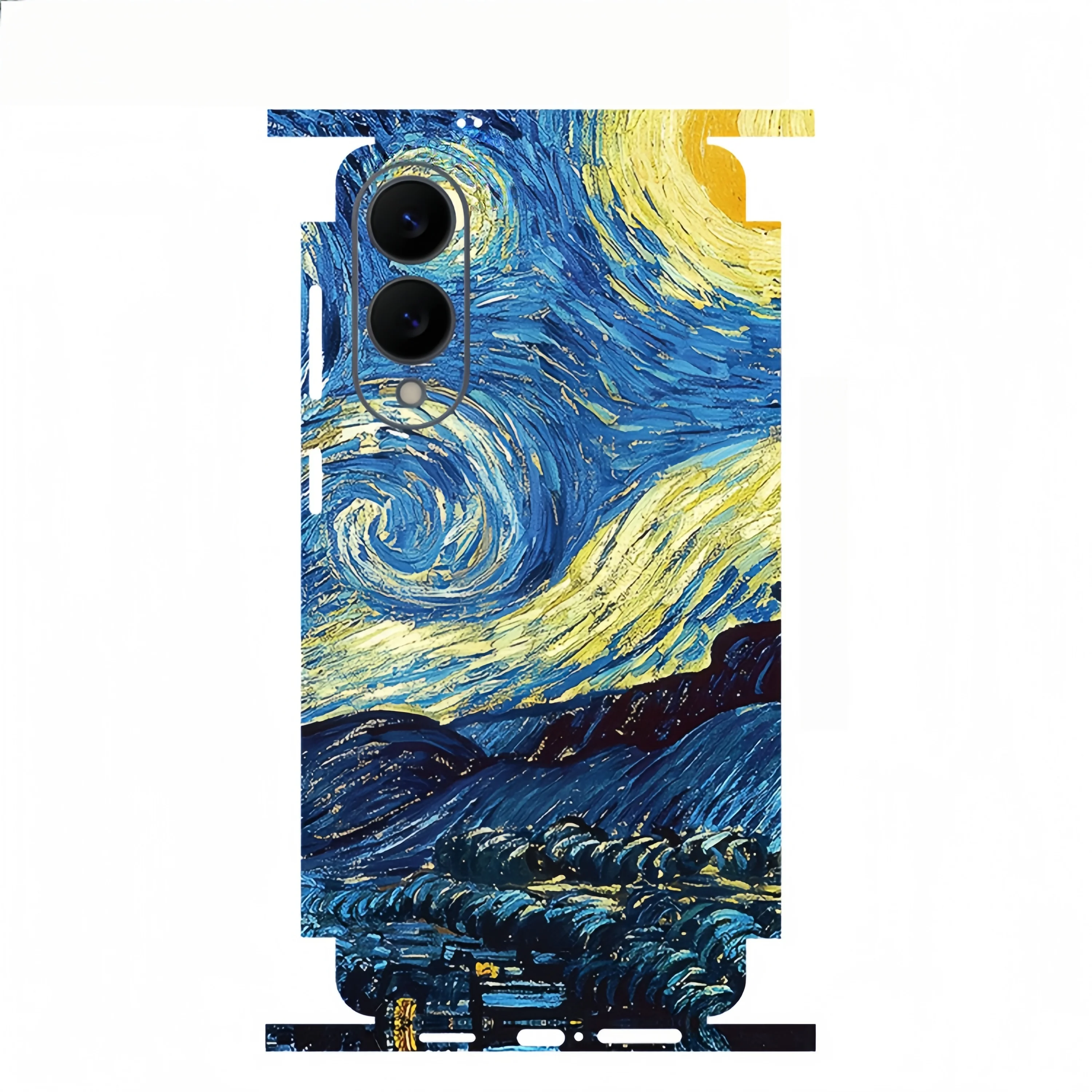 Фото Защитная пленка Oscarskin для Samsung Galaxy S24 S23 S22 S25 Ultra S25 EDGE, ультратонкая наклейка-стикер на заднюю панель и экран №4