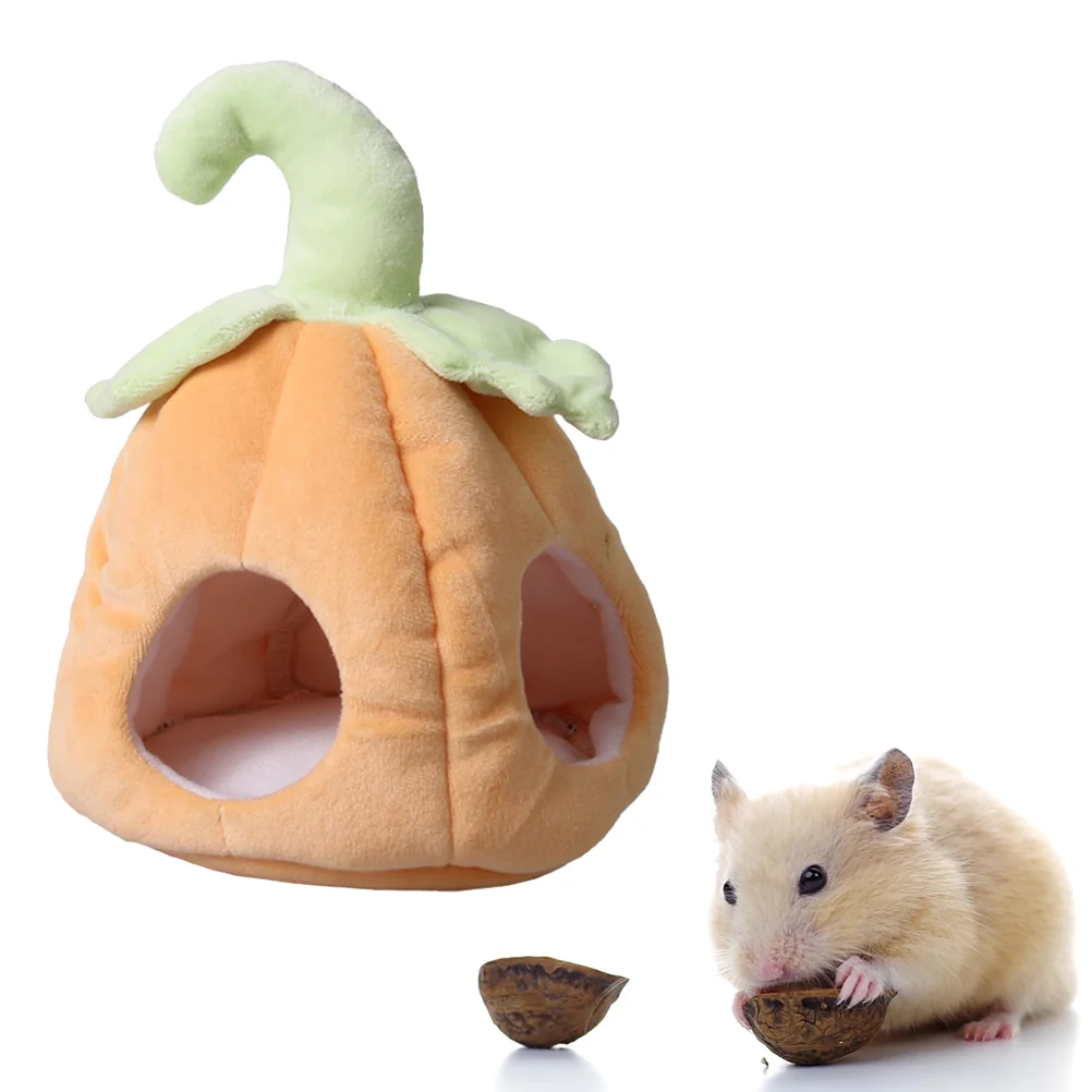 

1Pc Pets Cushion Pumpkin Design Warm Pets Cushion for Pets Squirrel Rats