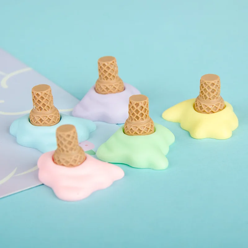 Mini Simulation Ice Cream  Resin Kawaii Fake Food Crafts DIY Scrapbooking Dollhouse Accessories