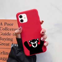 babaite kumamon phone case soft solid color for iphone 11 12 13 mini pro xs max 8 7 6 6s plus x xr