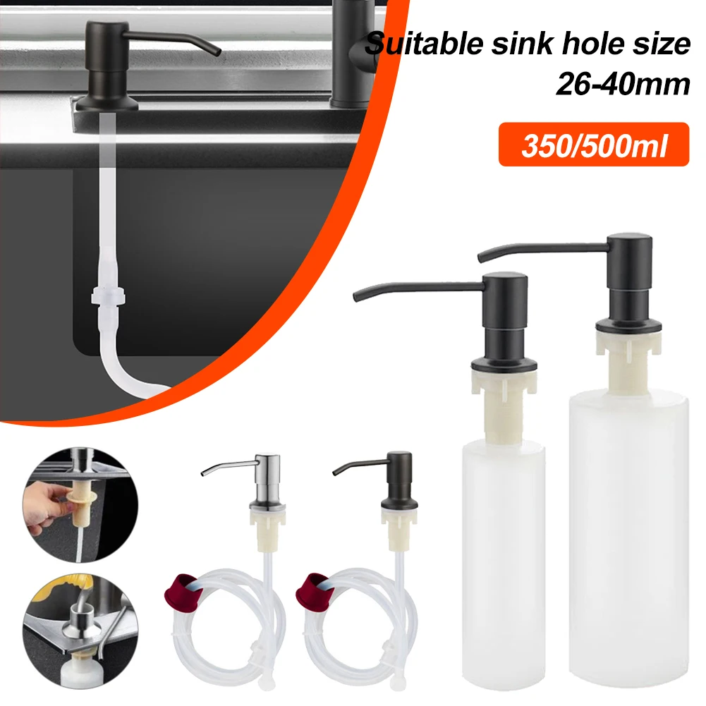 

Kitchen Liquid Soap Dispenser Pumps Bathroom Soap Dispensers Hand Press Sink Soap Bottle Kitchen Bathroom Sink Accessories
