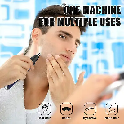 New in Ear Hair Trimmer Face Eyebrow Mustache Beard Shaver Clipper US sonic home appliance hair dryer Hair trimmer machine barbe enlarge