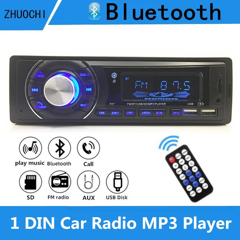 

Автомагнитола 1DIN с Bluetooth, mp3-плеером, FM-приемником, 12 В, 60 Вт, 4 шт.