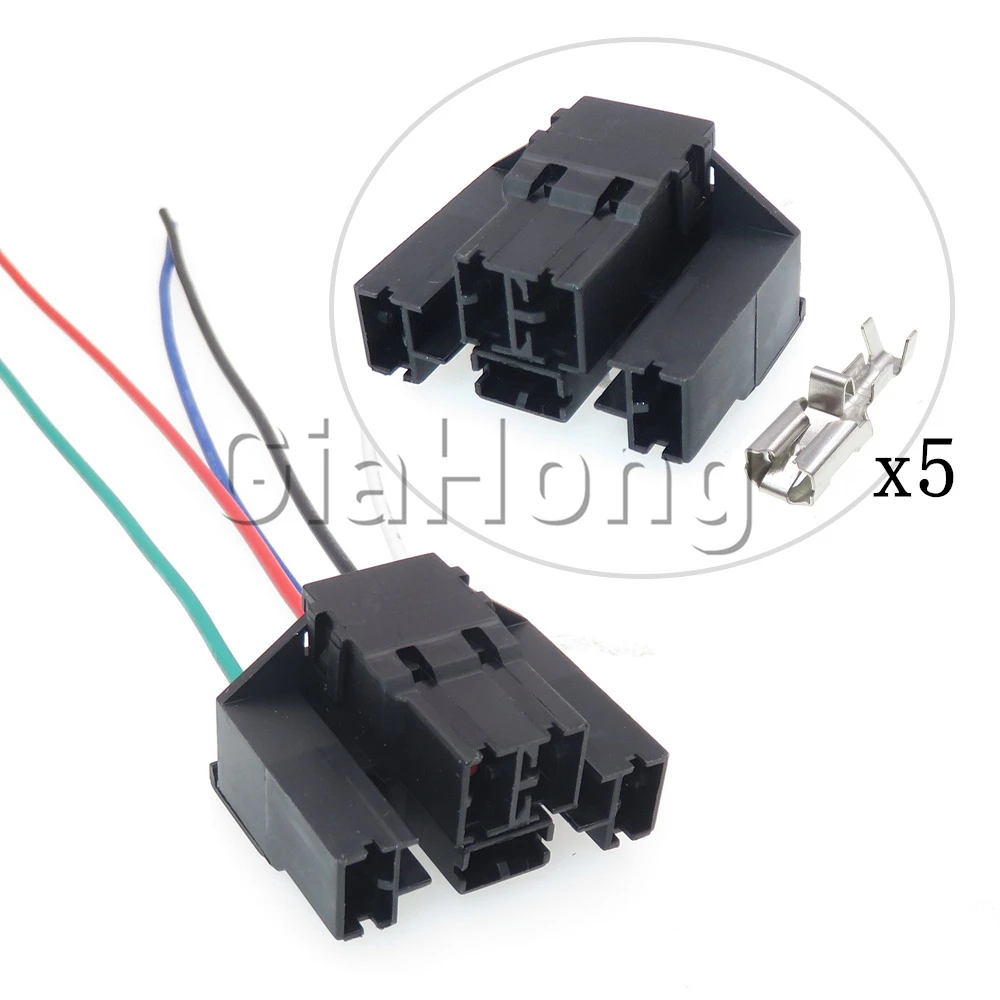 

1 Set 5 Ways 443972995 Car High Current Wire Socket 928720-1 Auto Electric Wiring Plugs Electrical Connectors