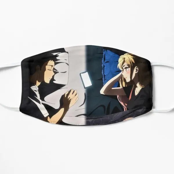 

My Dress Up Darling Together Flat Printing Face Mask Reusable Protective Winter Cosplay Health Windproof Breath Cotton Mouth