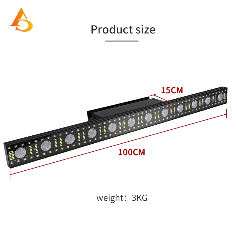 

AICPOSE RGB Сценический светильник 12х3Вт