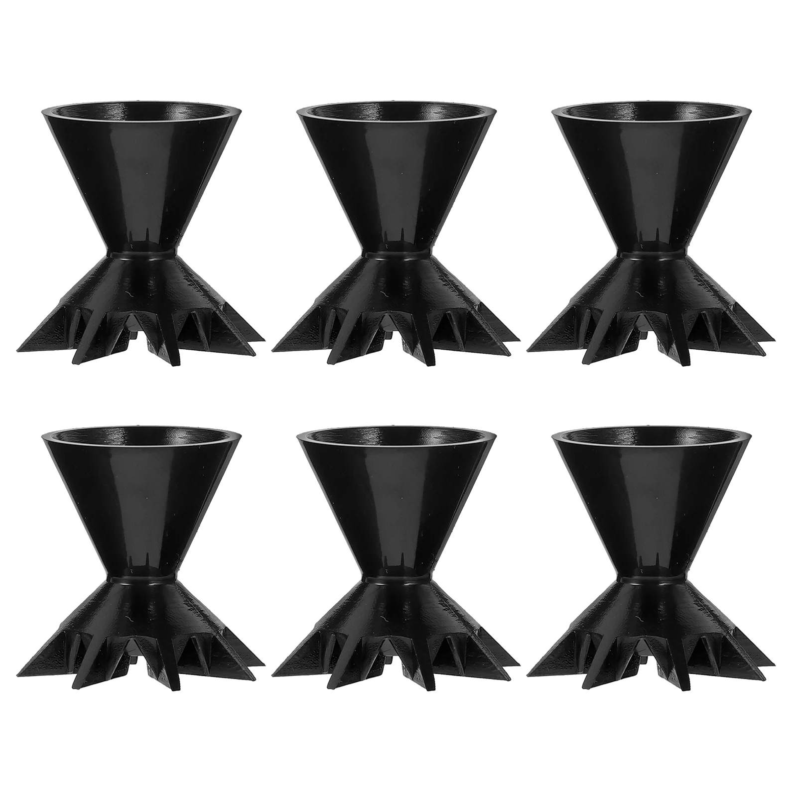 

6pcs Durable Silicone Cups Unique Painting Pouring Cups Reusable Funnel Cups