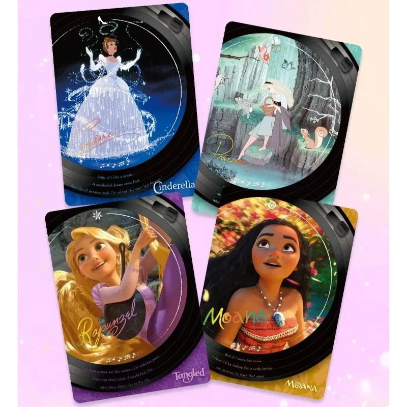 Фото Коллекционные карточки card.fun Original Disney Princess: Волшебные сказочные аниме-карточки, редкие памятные коллекционные карточки с Ариэль и Белоснежкой, подарок для детей №3