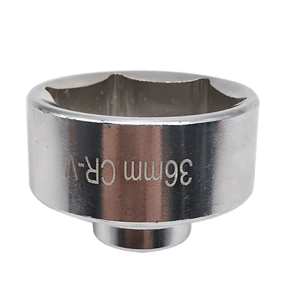 

36Mm Engine Oil Wrench Metric Low Profile Oil Filter Socket Wrench Remove Canister Housing For Hand Tools