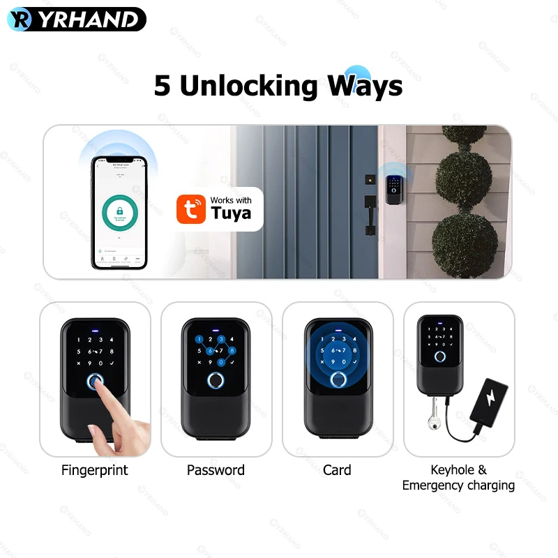 Фото TTlock Smartkey Lock Box Беспроводной электронный сейф для ключей с цифровым кодом, управляемый через приложение Bluetooth Smartlock для домашнего ключа №2