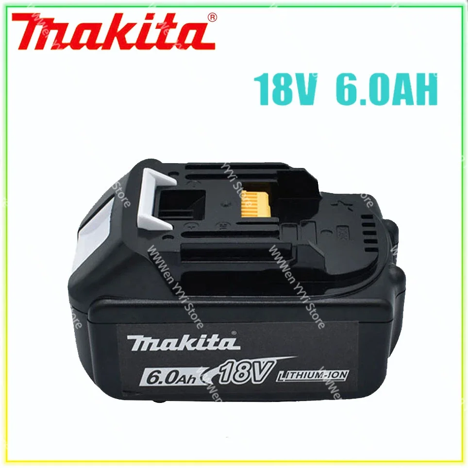 

Original 18V Makita 6000Mah Lithium-Ion Oplaadbaar Elektrisch Gereedschap 18V Vervangende Batterij Bl1860 Bl1830 Bl1850 Bl1860b