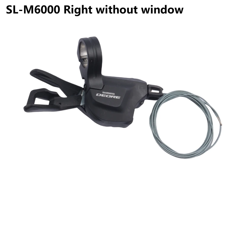 Фото Рычаг переключения передач Shimano Deore M6000, правая сторона, 10 скоростей, черный с/без окна I-spec II, правая сторона SL M6000 для горного велосипеда №4