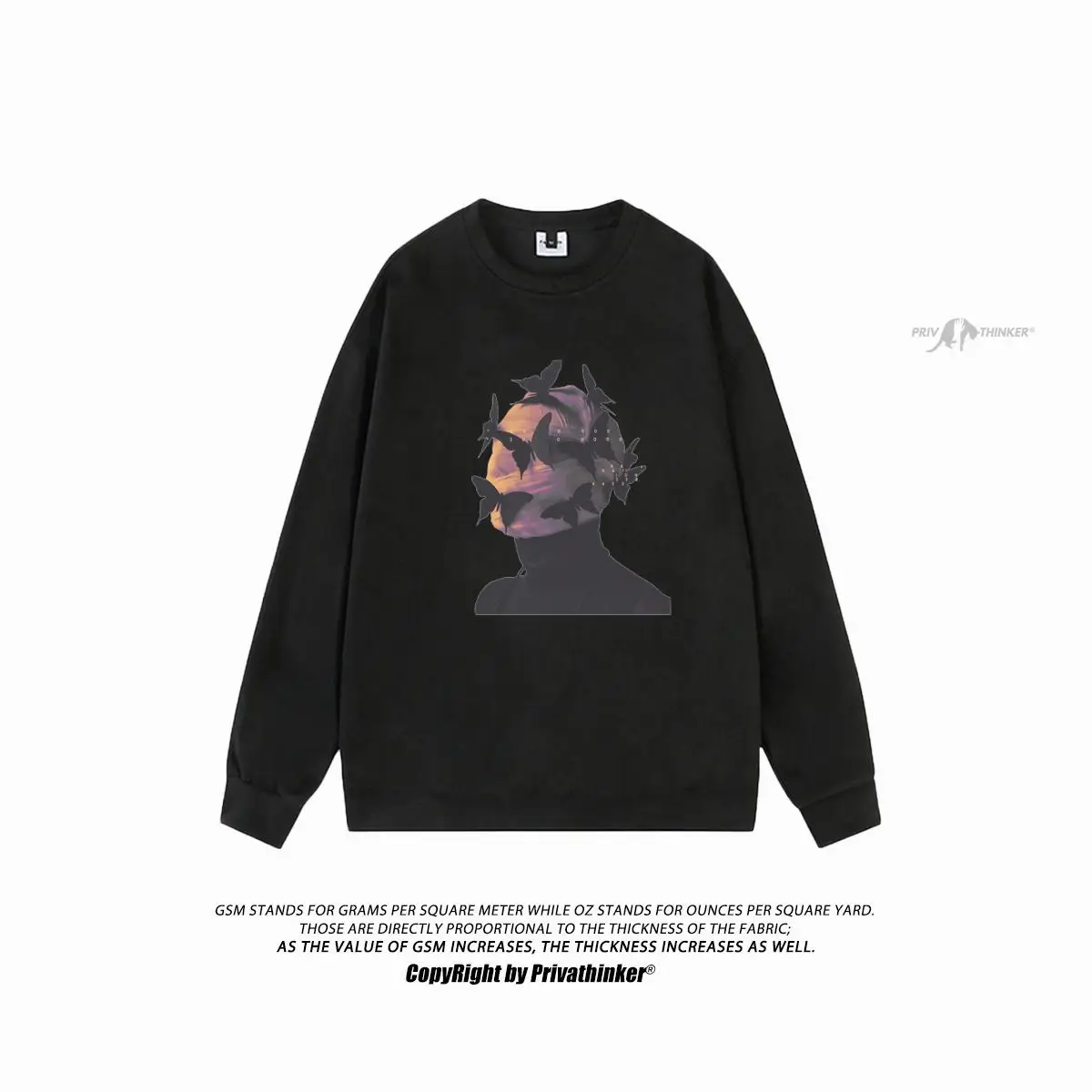 

Privathinker Hip Hop Y2K Sweatshirt Vintage Quality Suede Hoodies Men Casual O-Neck Harajuku Tops Korean Hipster Pullover Xxxl