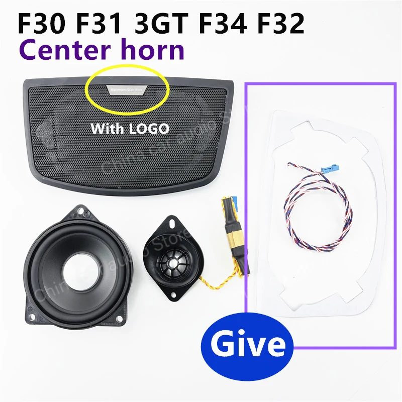 

Car Center Console Speaker Cover For BMW F30 F31 F32 F34 GT 3 Series High Quality Decor Protection Build Audio Loudspeaker Kit
