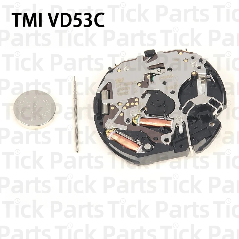 Новый оригинальный японский многофункциональный кварцевый механизм TMI VD53C 3 6 9