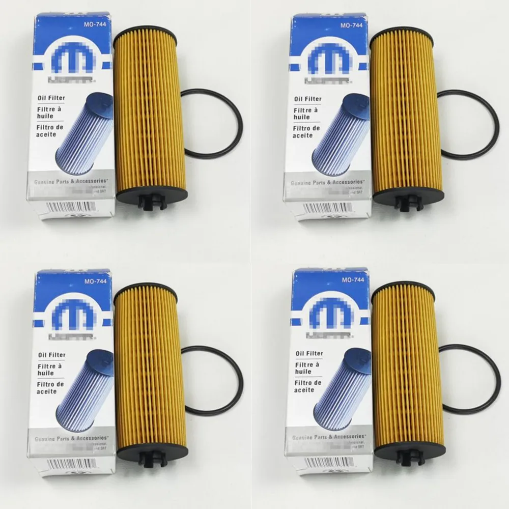 

Масляный фильтр для двигателя 3,6 CHRYSLER 300C DODGE CHALLENGER JOURNEY FIAT FREEMONT JEEP GRAND CHEROKEE 68079744AA 68079744AC, 4 шт.