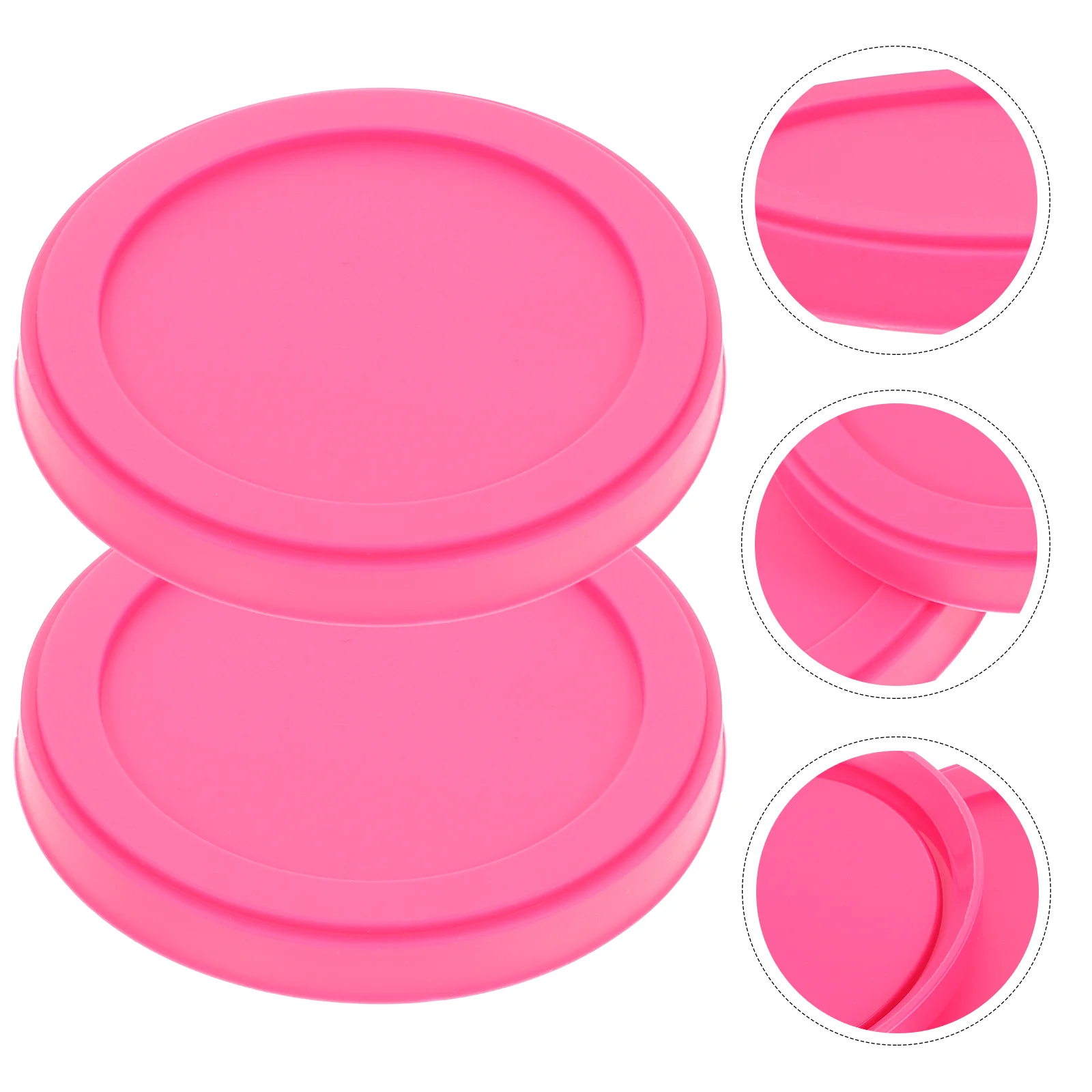 

Lid Cup Lids Silicone Mug Jar Cover Mason Covers Travel Can Rubber Storage Canning Round Airtight Coffee Glass Seasoningflexible