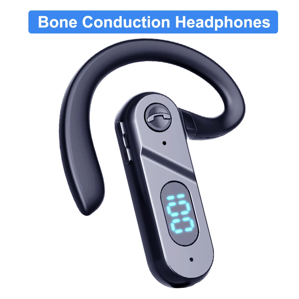 

TWS Bluetooth 5.2 Headphones Ear Hook Earphone Wireless Earphones Bone Conduction Headsets Noise Cancelling Earbuds for Xiaomi