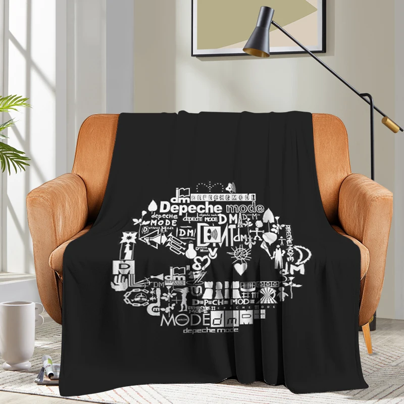 Пушистые мягкие одеяла на зиму теплые G-Depeche G-Mode постельное белье из микрофибры