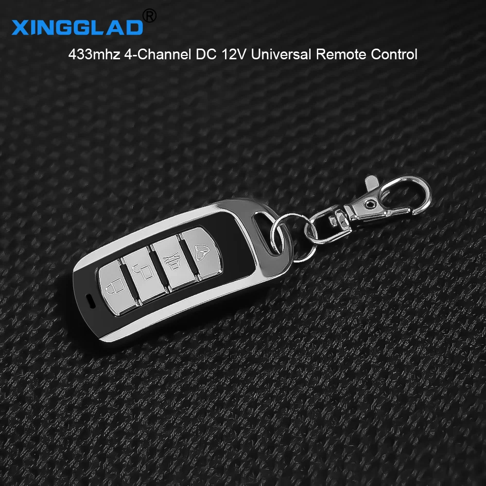 

Wireless Universal 433MHZ Remote Control 4 Keys Copy Cloning Code Gate Control For Garage Door RF Transmitter Wireless