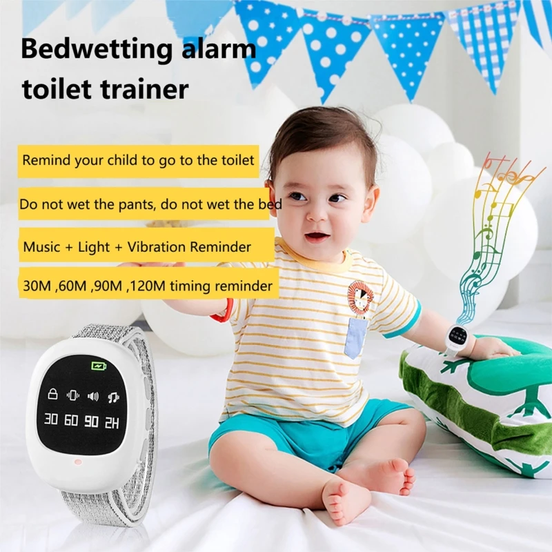 Bedwetting Alarm Wireless Urine Wet Alarm Potty Training for Children Kid Elders