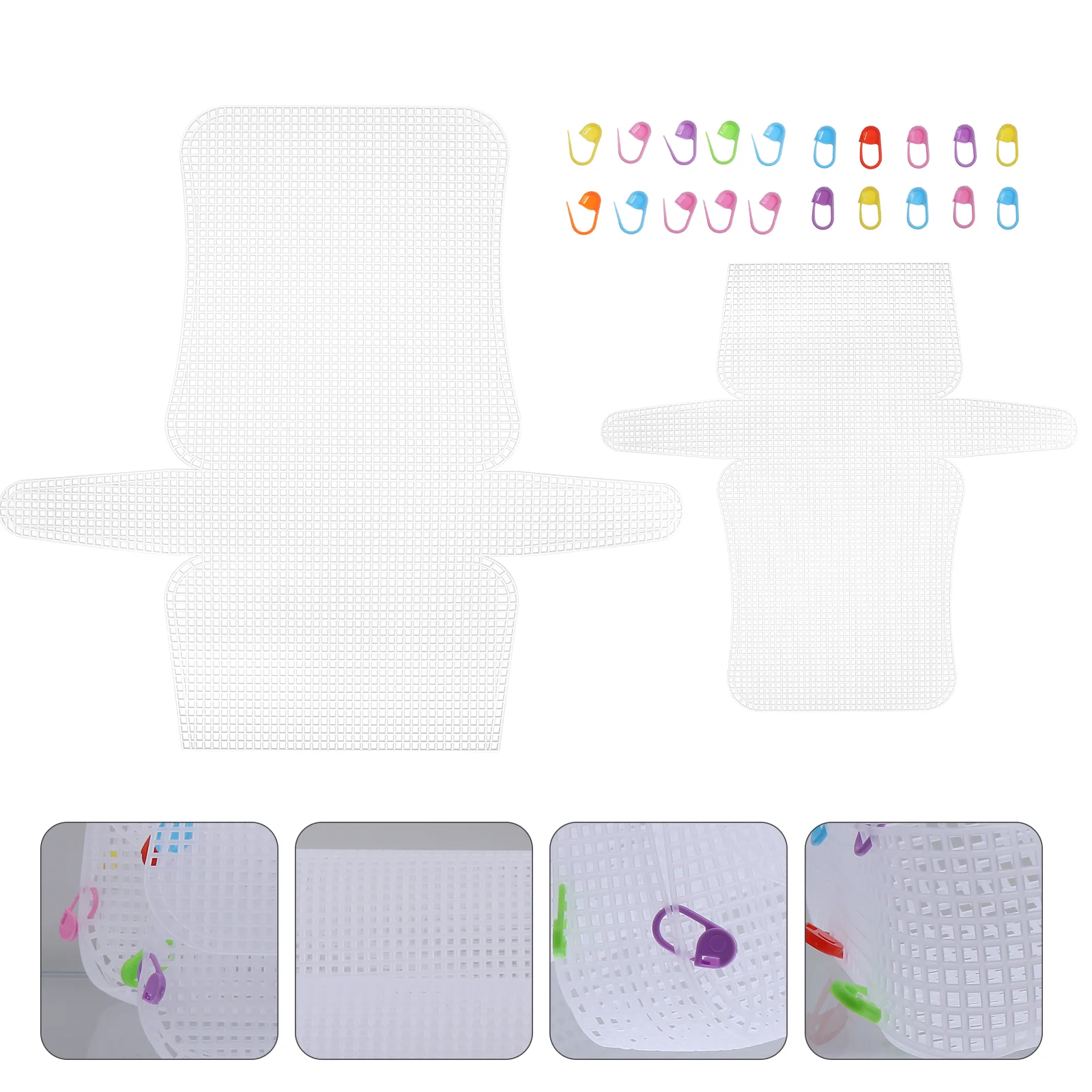 

1 Set Mesh Embroidery Board Mesh Sheets for Embroidery Crafting Plastic Canvas Circles Embroidery Plastic Canvas