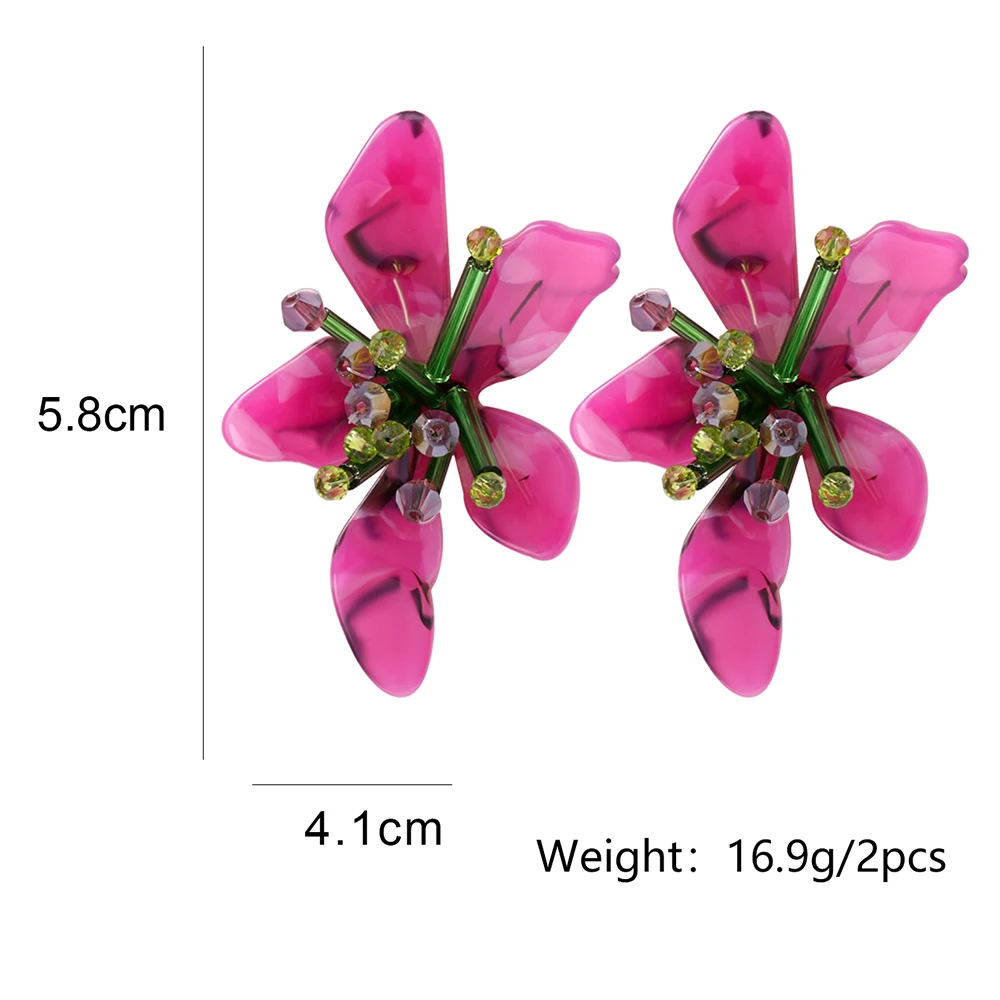 Акриловые прозрачные серьги-бабочки с кристаллами для женщин и девушек модные