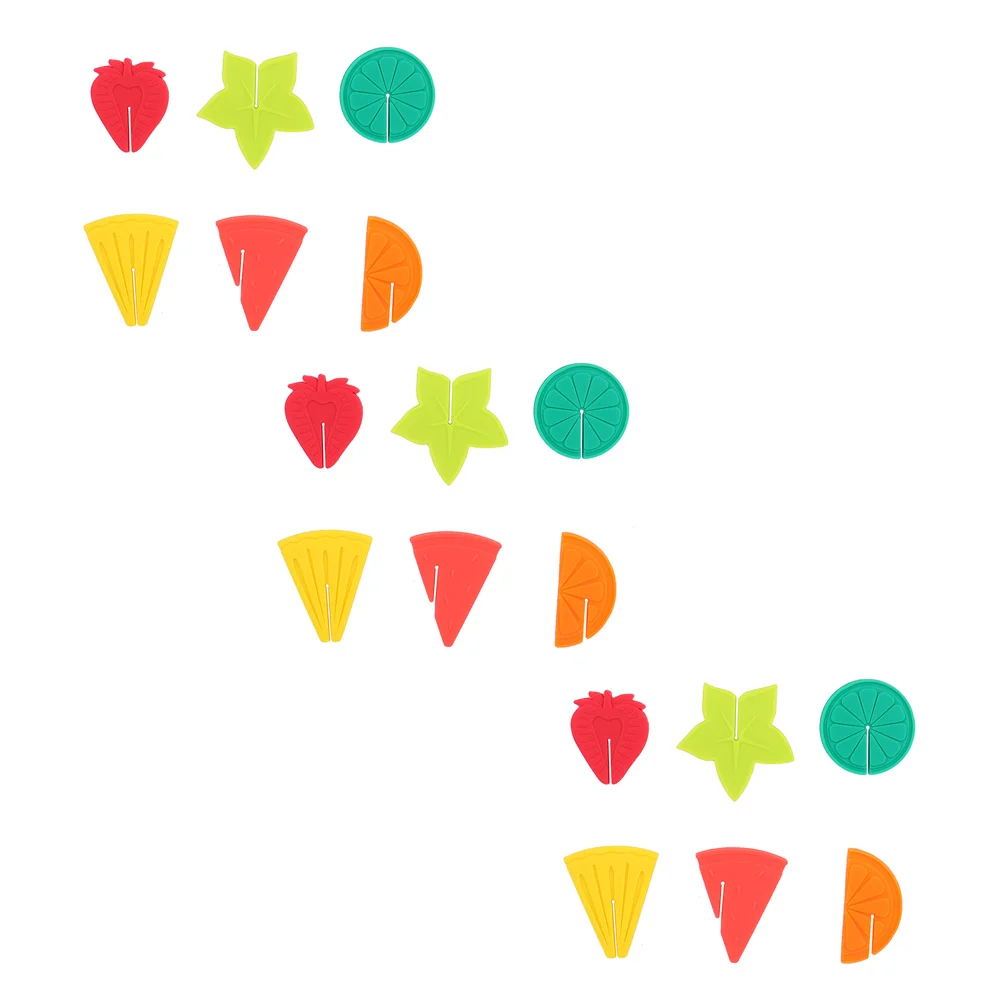 

Cupmarker Markers Drink Identifier Hanging Cocktail Charms Decoration Adornment Practical Clip Interesting Fruit Goblet