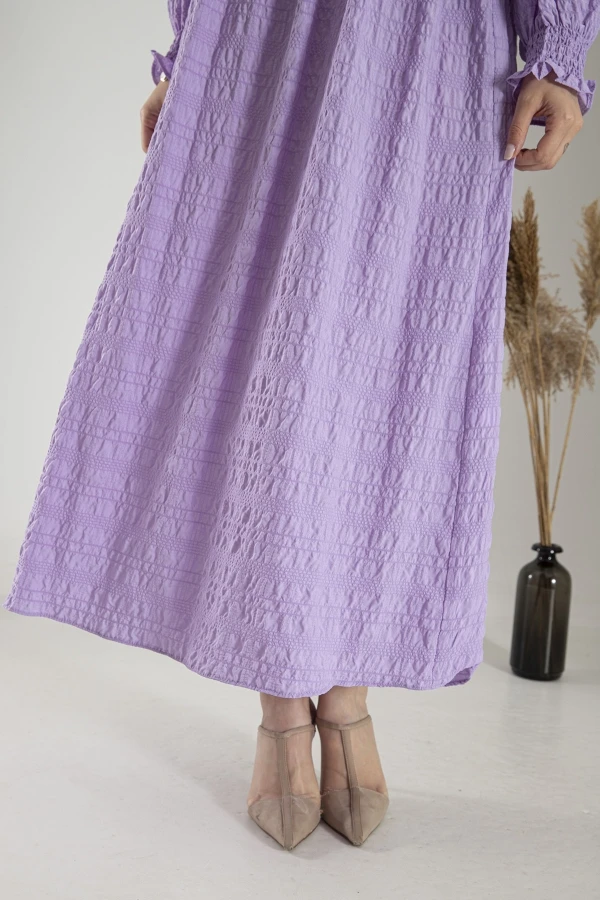 

Muslim Women Long Hijab Dress Sleeve Mouth Wheel Gossamer Model 7 Different Color Islamic Clothing Turkey Abaya Kimono Tunic Skirt