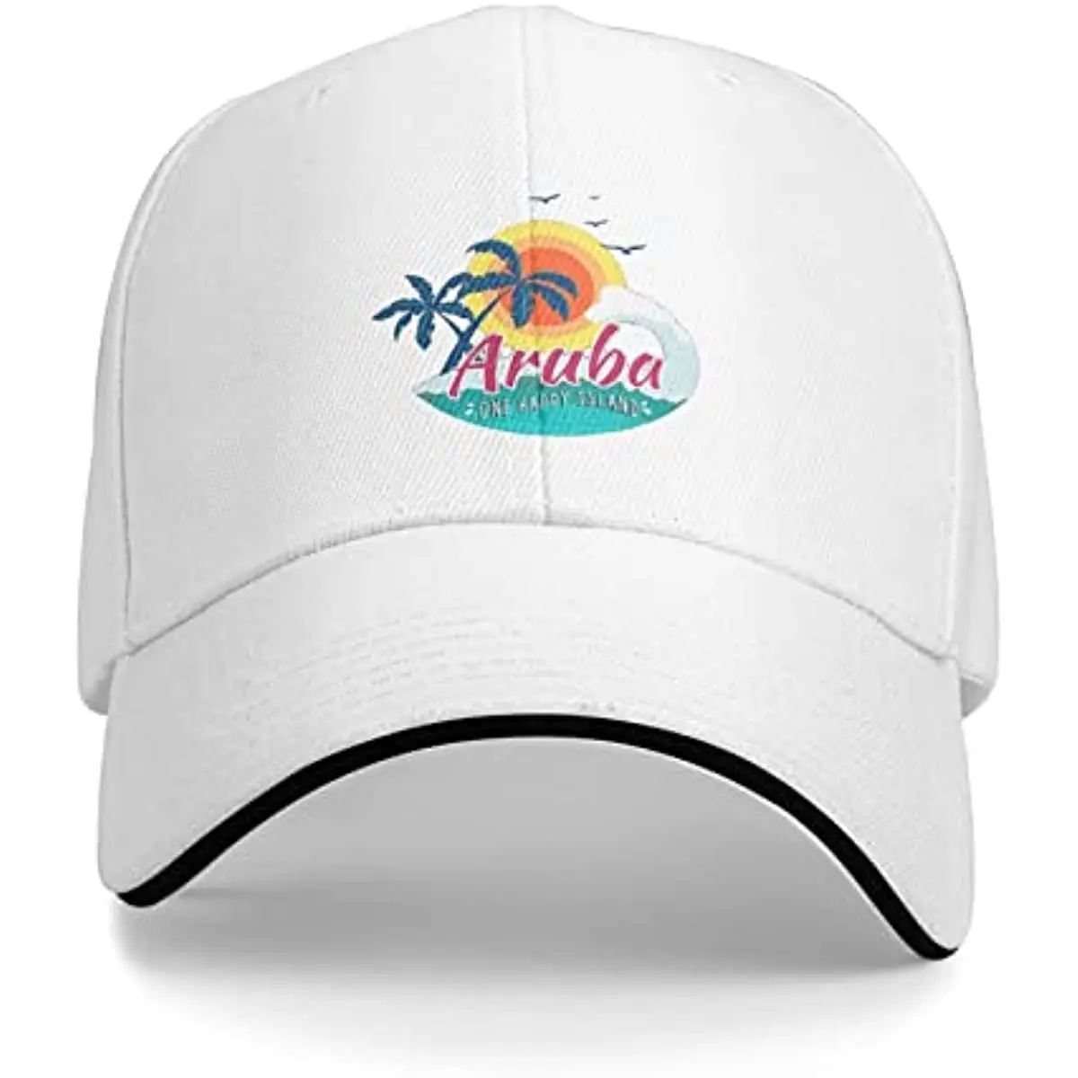 

Aruba-сувенирные шляпы, бейсболка, бейсболка, регулируемая модная женская, полиэстер, Всесезонная