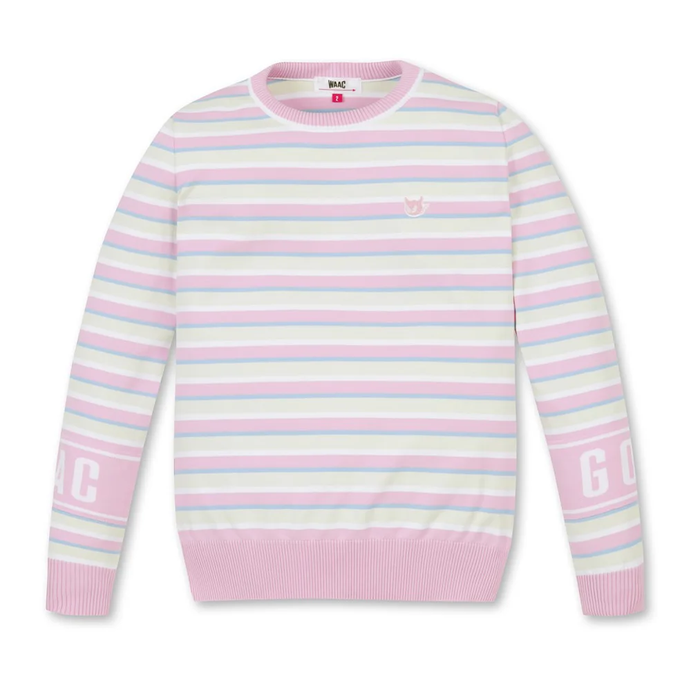 

"Enhance Your Charm! Women's Striped Knitted Sweaters, Selected Brand Pullovers, Full of Stretch, Exquisite Fabrics, Trendy!"