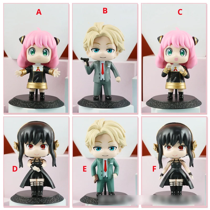 1-6 шт. игрушечные фигурки персонажей из ПВХ |