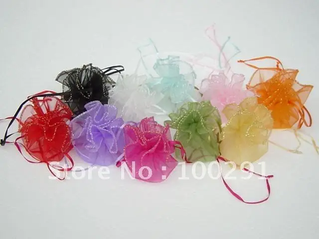 

Новинка, 500 шт., разноцветные Круглые подарочные пакеты 26 см