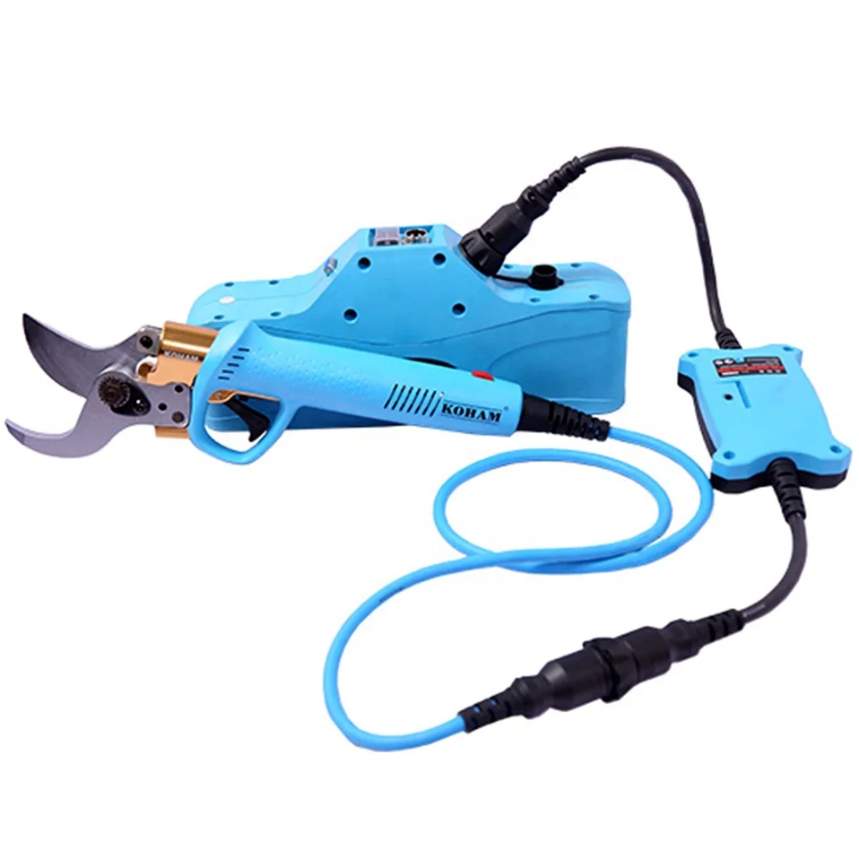 

Electric tree pruner scissors (vineyard and orchard and garden use)