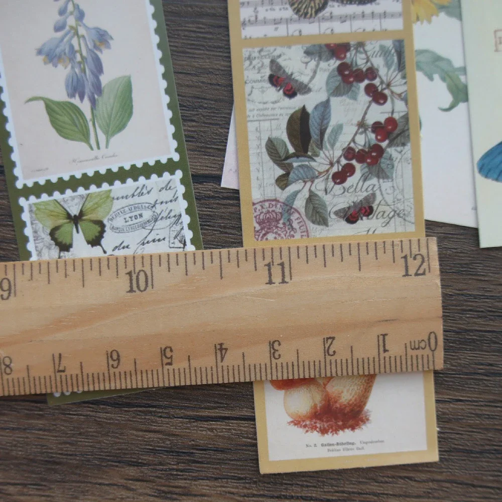 56 шт. DIY Ручная роспись цветок сказка бабочка тема фон крафт бумага набор бирок