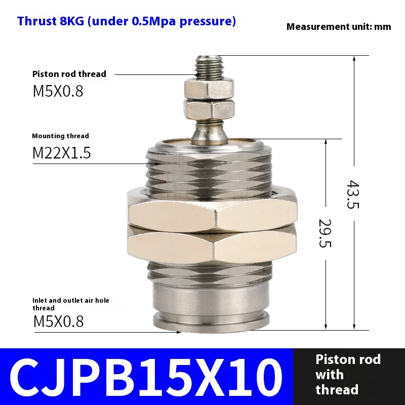 

Пневматический цилиндр LAIZE CJPB 6/10/15