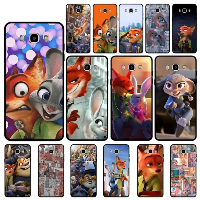 

Disney Zootopia Phone Case for Samsung J 4 5 6 7 8 prime plus 2018 2017 2016 J7 core