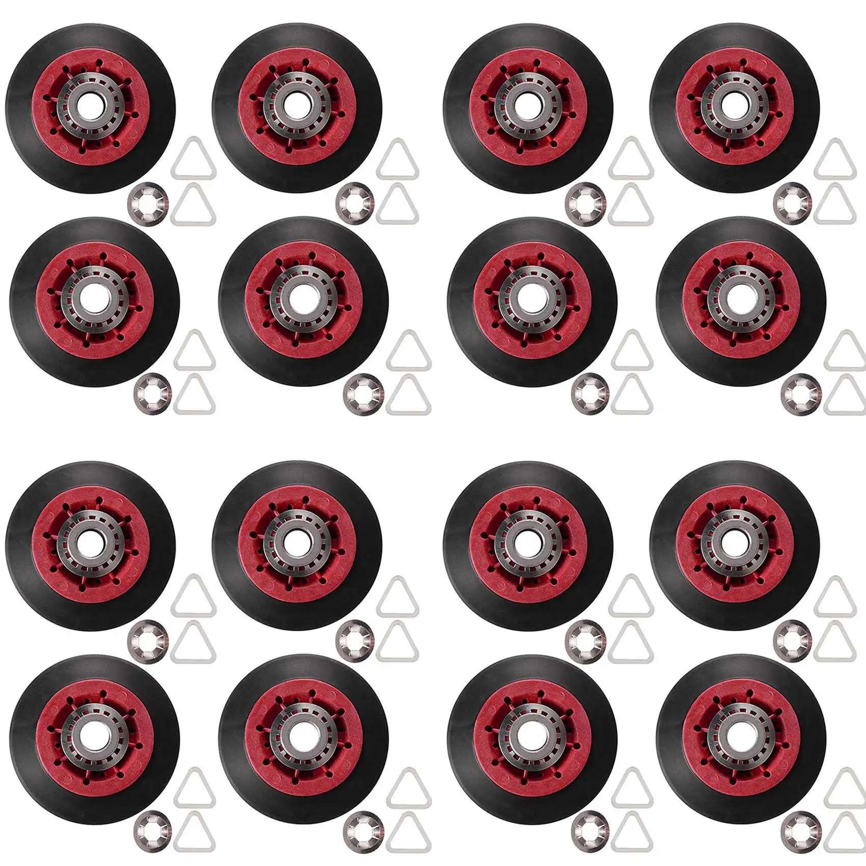 

16PCS 8536974 Dryer Drum Roller Fit For Whirlpool, Kenmore - Replaces 8536974, 8536973, W10314171, WPW10314173